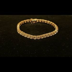 Rose Gold CZ Tennis Bracelet